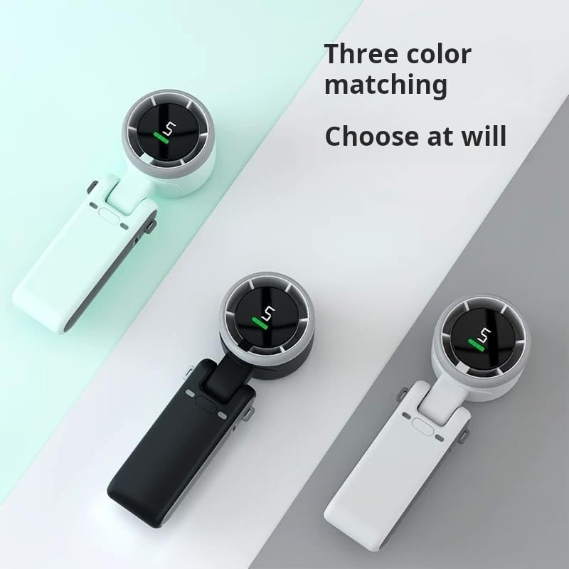 Pocket Size Turbo Fan – Rechargeable Mini AC Fan with 5 Speeds