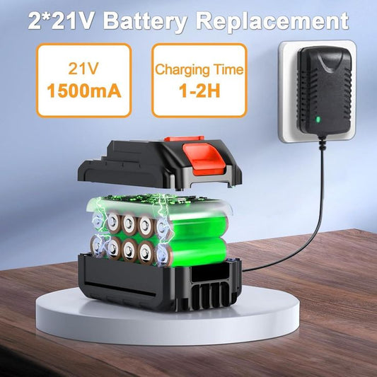 High-Power Cordless Jet Blower & 2+ Batteries